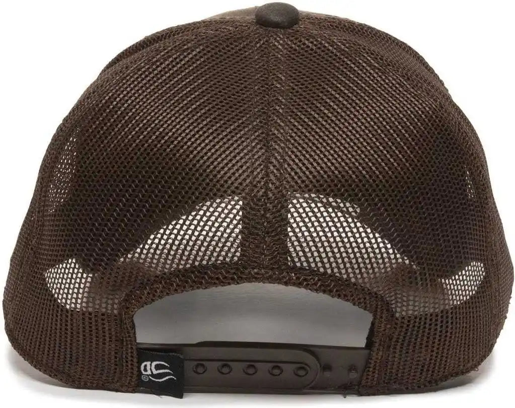 Oc Sports Hpc-500m Adjustable Mesh Back Cap - Brown Mossy Oak Original Bottomland - 6 7/8’’ - 7 1/2’’