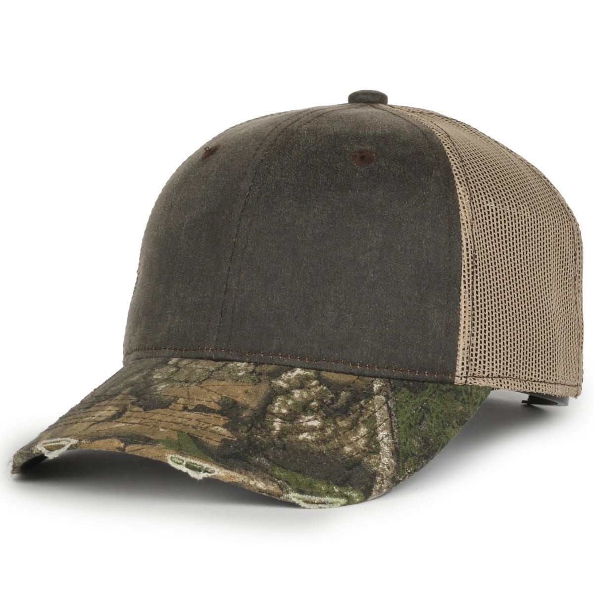 Oc Sports Hpc-500m Adjustable Mesh Back Cap - Brown Tan Realtree Apx