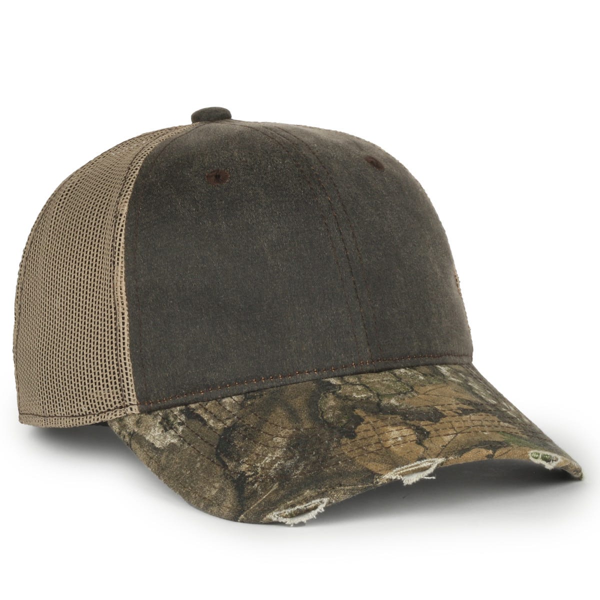 Oc Sports Hpc-500m Adjustable Mesh Back Cap - Brown Tan Realtree Apx