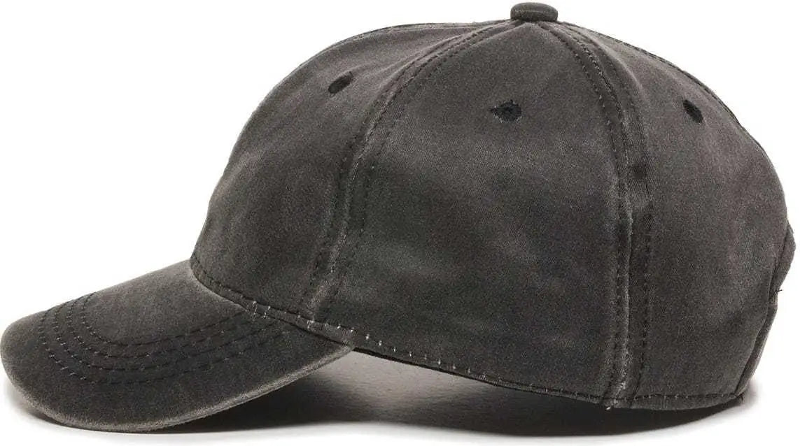 Oc Sports Hpd-605 Adjustable Cap - Black - 6 7/8’’ - 7 1/2’’
