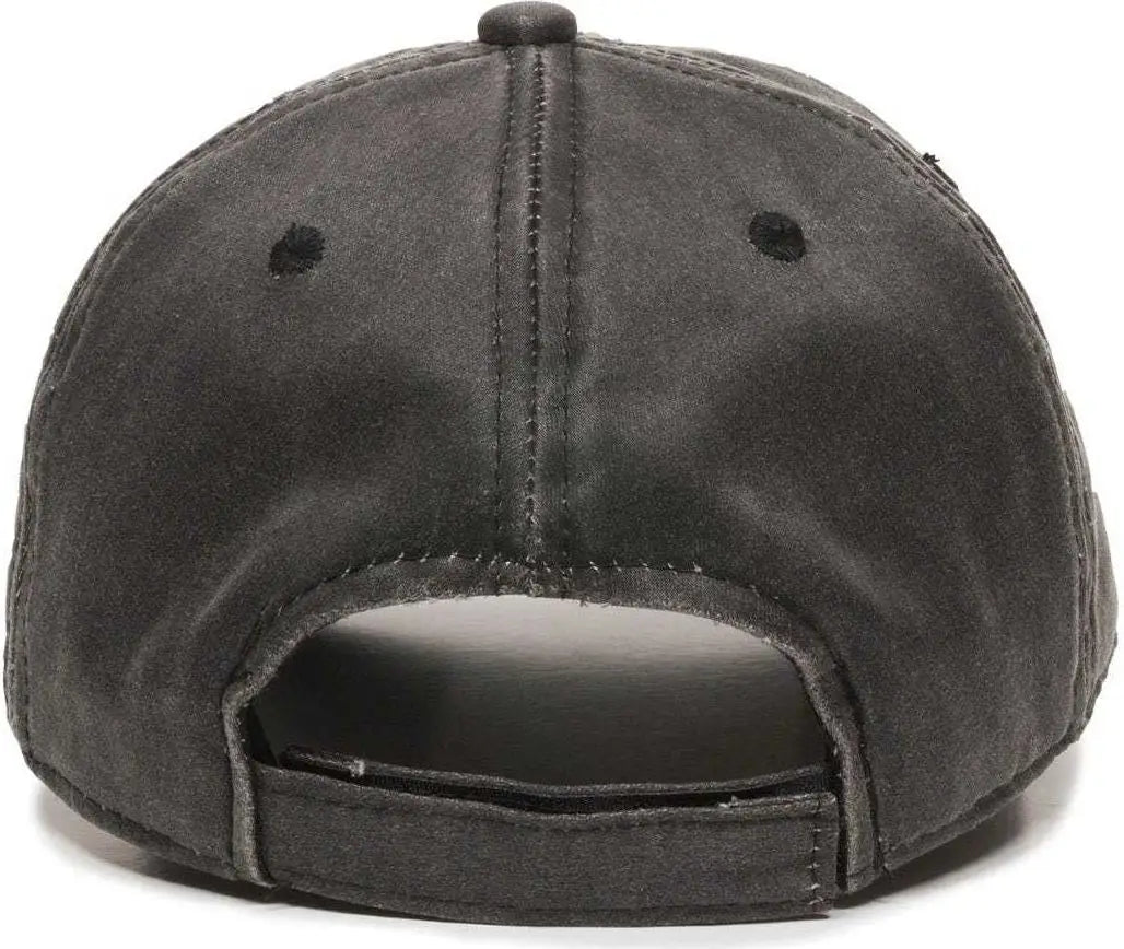 Oc Sports Hpd-605 Adjustable Cap - Black - 6 7/8’’ - 7 1/2’’
