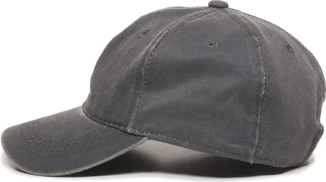 Oc Sports Hpd-605 Adjustable Cap - Charcoal - Dark Gray / 6 7/8’’ - 7 1/2’’