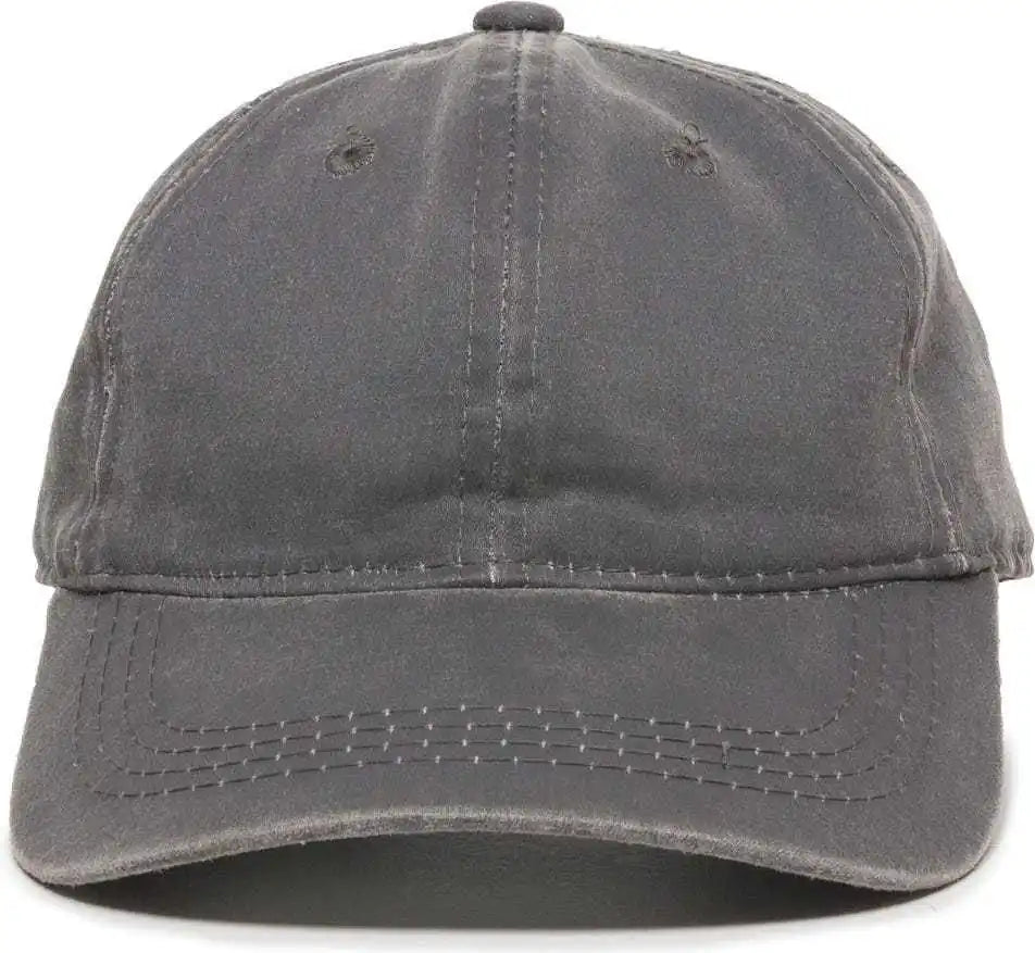 Oc Sports Hpd-605 Adjustable Cap - Charcoal - Dark Gray / 6 7/8’’ - 7 1/2’’