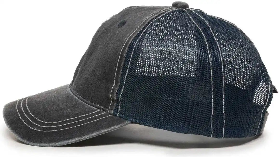 Oc Sports Hpd-610m Adjustable Mesh Back Cap - Navy - 6 7/8’’ - 7 1/2’’