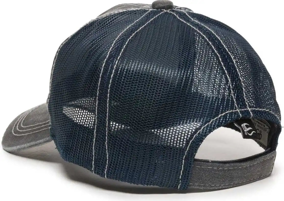 Oc Sports Hpd-610m Adjustable Mesh Back Cap - Navy - 6 7/8’’ - 7 1/2’’