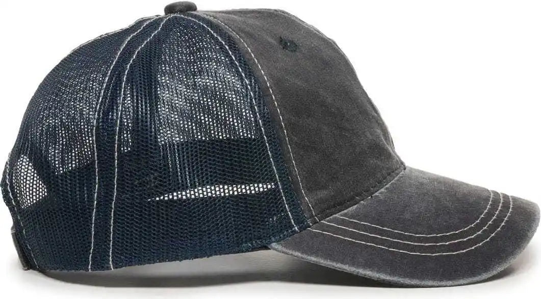 Oc Sports Hpd-610m Adjustable Mesh Back Cap - Navy - 6 7/8’’ - 7 1/2’’