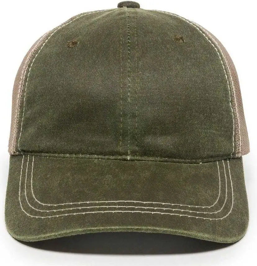 Oc Sports Hpd-610m Adjustable Mesh Back Cap - Olive Khaki