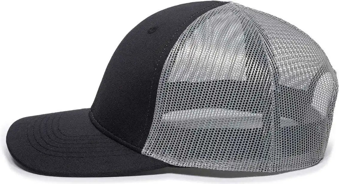 Oc Sports Hrn02a Hornady Mesh Back Cap - Black Gray - 6 7/8’’ - 7 1/2’’