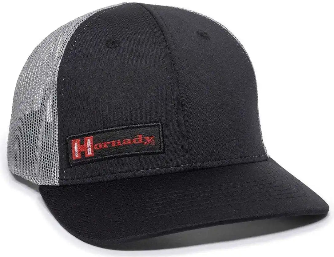Oc Sports Hrn02a Hornady Mesh Back Cap - Black Gray - 6 7/8’’ - 7 1/2’’