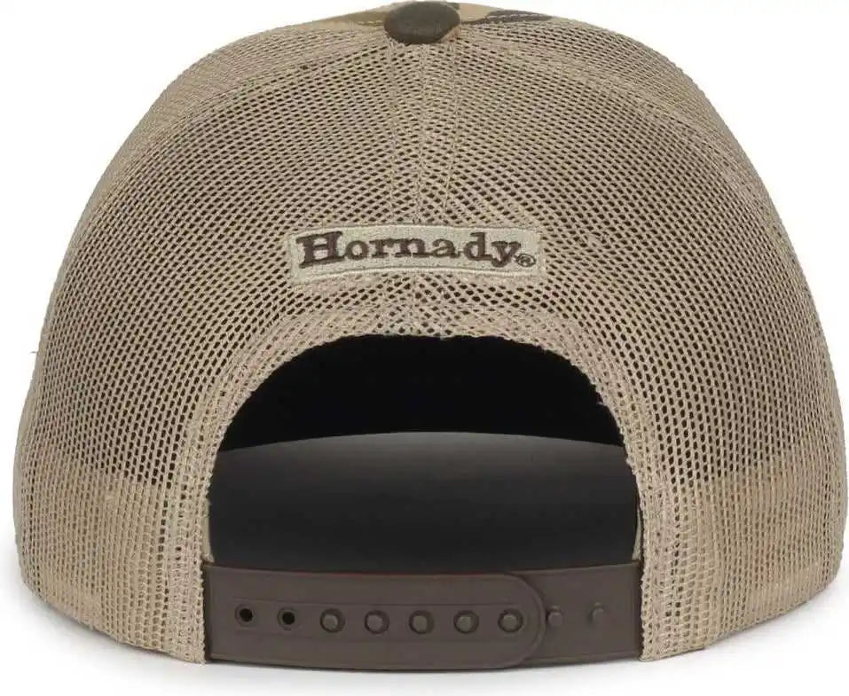 Oc Sports Hrn09 Hornady Series Cap - Brown Generic Woodland Camo Tan - Osfm