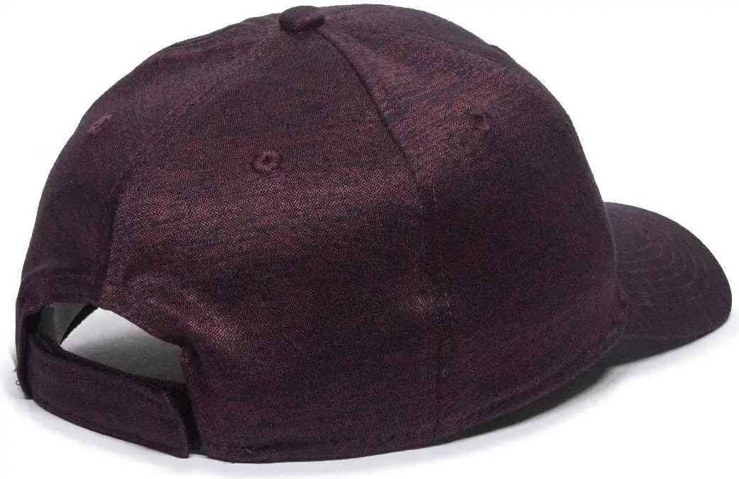 Oc Sports Htr-200 Adjustable Cap - Heathered Maroon - 6 7/8’’ - 7 1/2’’