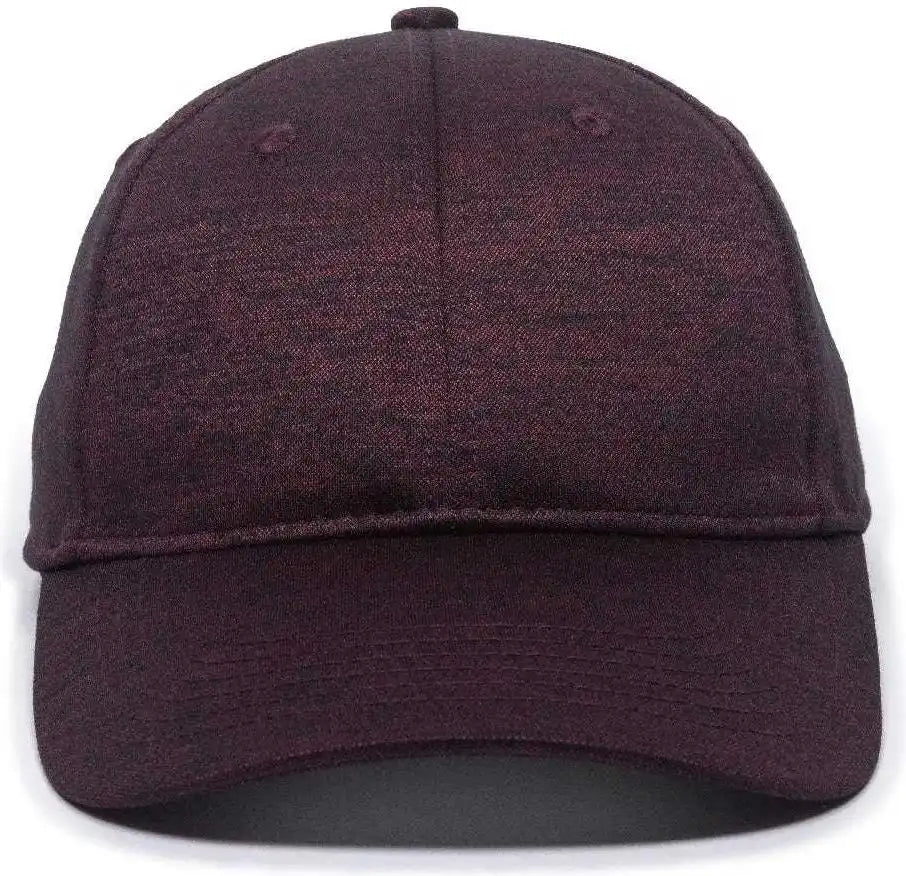 Oc Sports Htr-200 Adjustable Cap - Heathered Maroon - 6 7/8’’ - 7 1/2’’