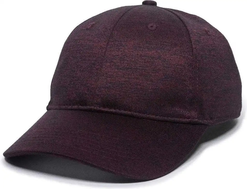 Oc Sports Htr-200 Adjustable Cap - Heathered Maroon - 6 7/8’’ - 7 1/2’’