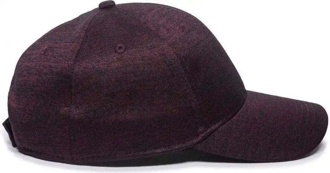 Oc Sports Htr-200 Adjustable Cap - Heathered Maroon - 6 7/8’’ - 7 1/2’’