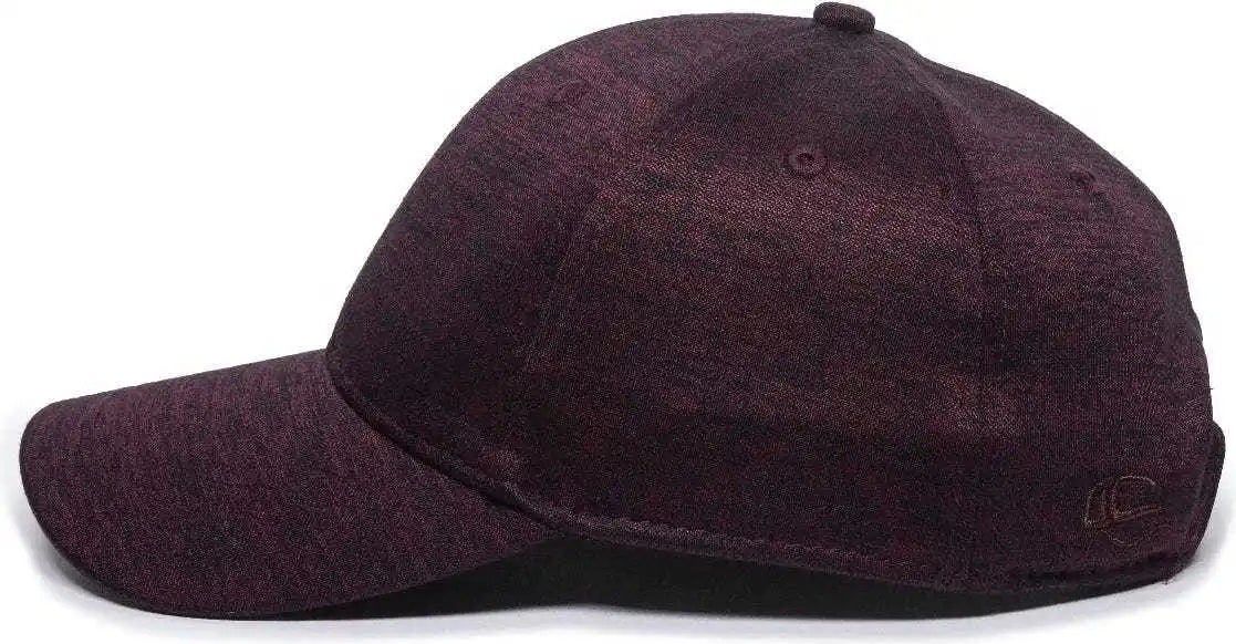 Oc Sports Htr-200 Adjustable Cap - Heathered Maroon - 6 7/8’’ - 7 1/2’’