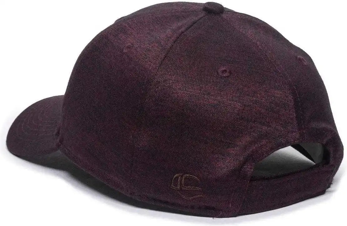Oc Sports Htr-200 Adjustable Cap - Heathered Maroon - 6 7/8’’ - 7 1/2’’