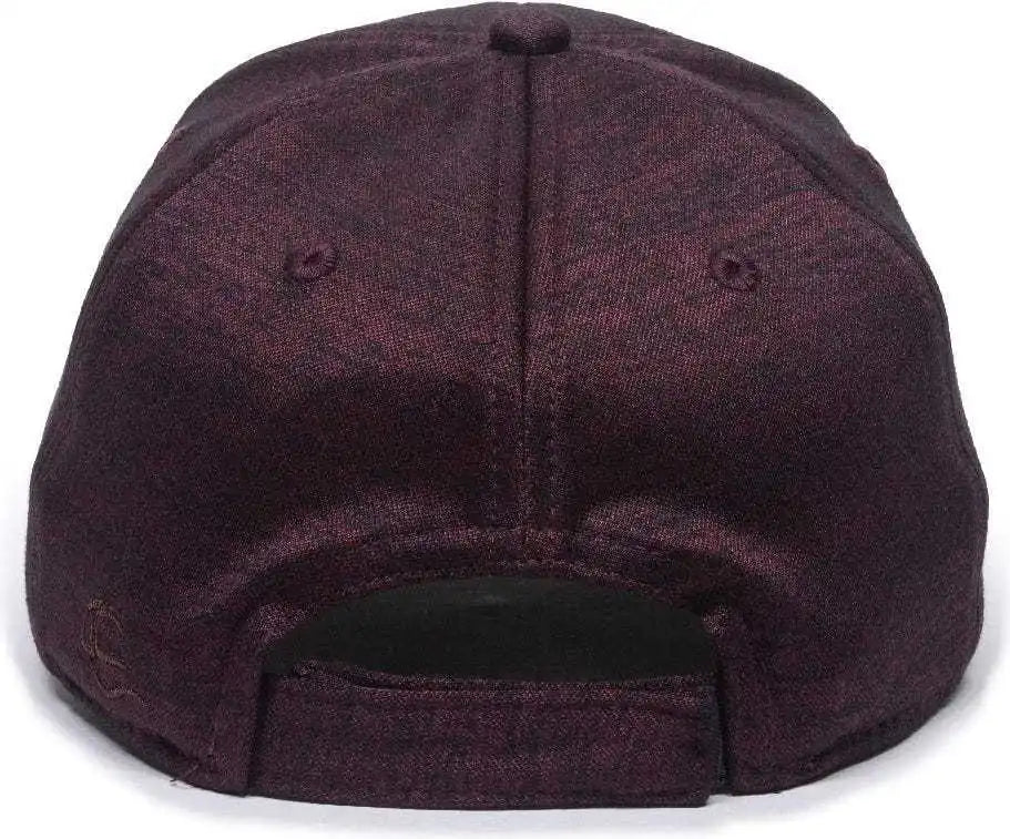 Oc Sports Htr-200 Adjustable Cap - Heathered Maroon - 6 7/8’’ - 7 1/2’’