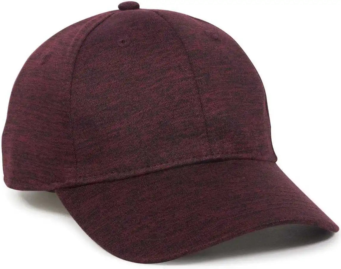 Oc Sports Htr-200 Adjustable Cap - Heathered Maroon - 6 7/8’’ - 7 1/2’’
