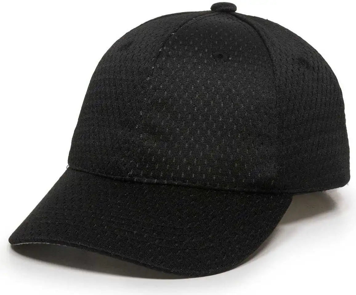 Oc Sports Jm-123 Jersey Mesh Custom Baseball Caps - Black