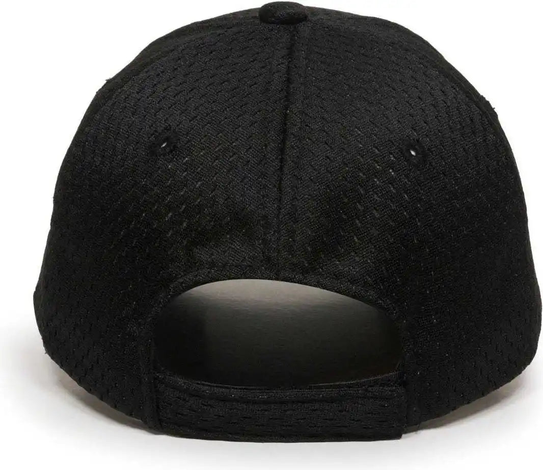 Oc Sports Jm-123 Jersey Mesh Custom Baseball Caps - Black - 6 3/8’’ - 7’’