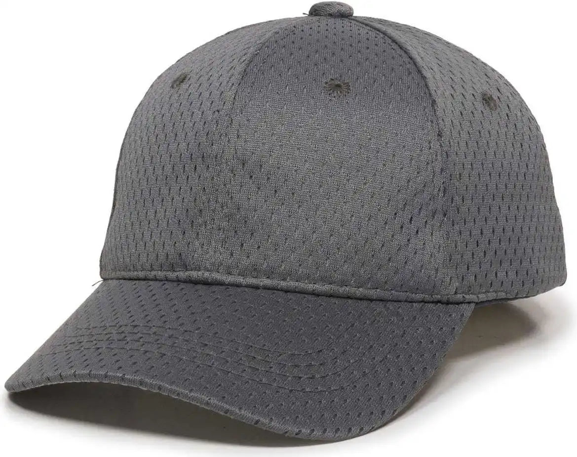 Oc Sports Jm-123 Jersey Mesh Custom Baseball Caps - Charcoal