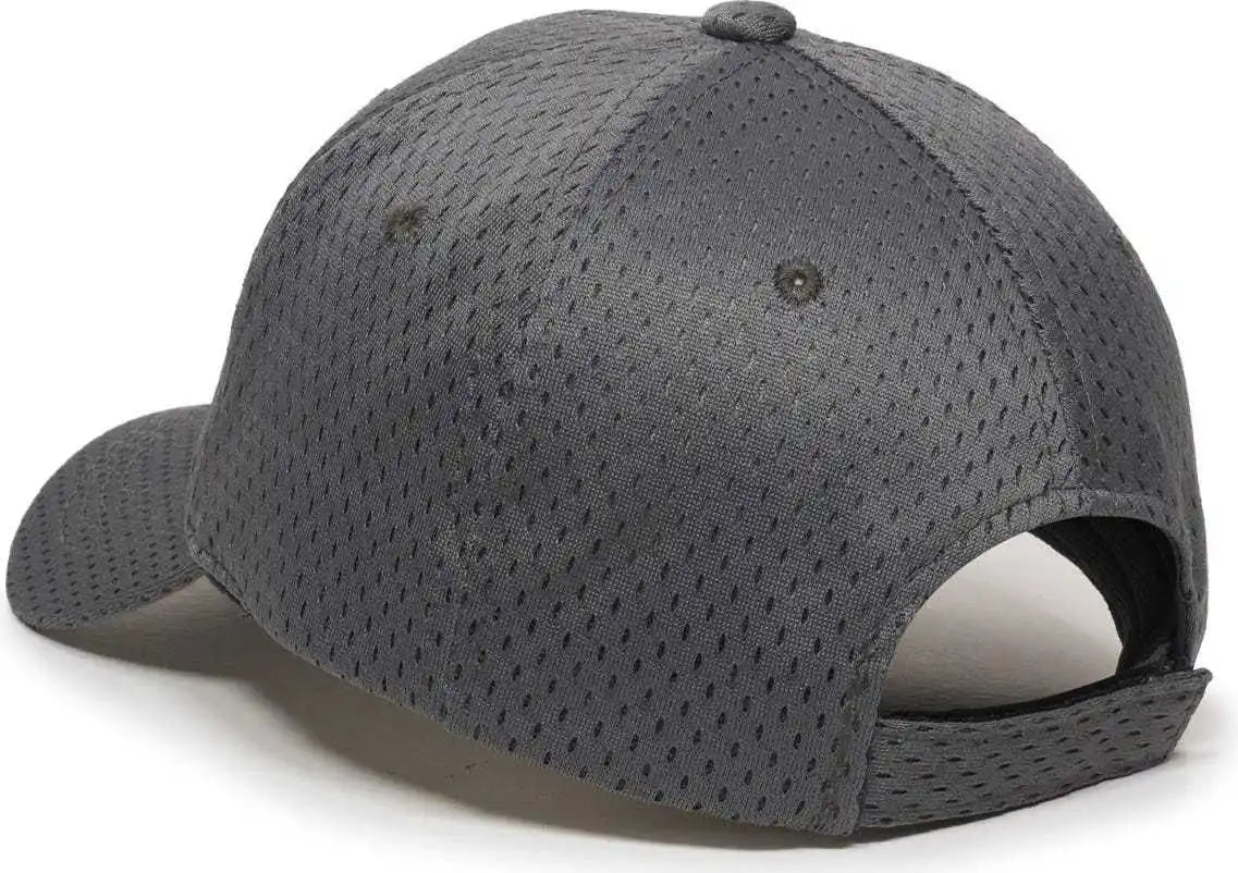 Oc Sports Jm-123 Jersey Mesh Custom Baseball Caps - Charcoal
