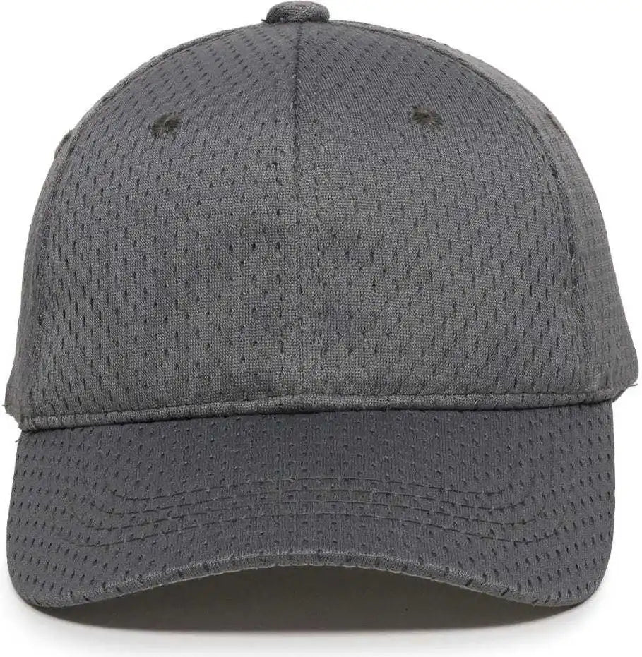 Oc Sports Jm-123 Jersey Mesh Custom Baseball Caps - Charcoal