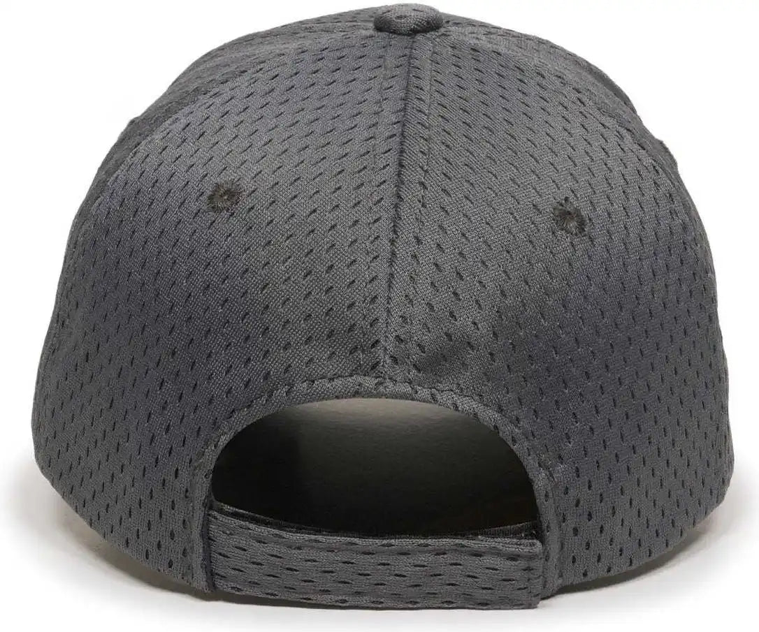 Oc Sports Jm-123 Jersey Mesh Custom Baseball Caps - Charcoal