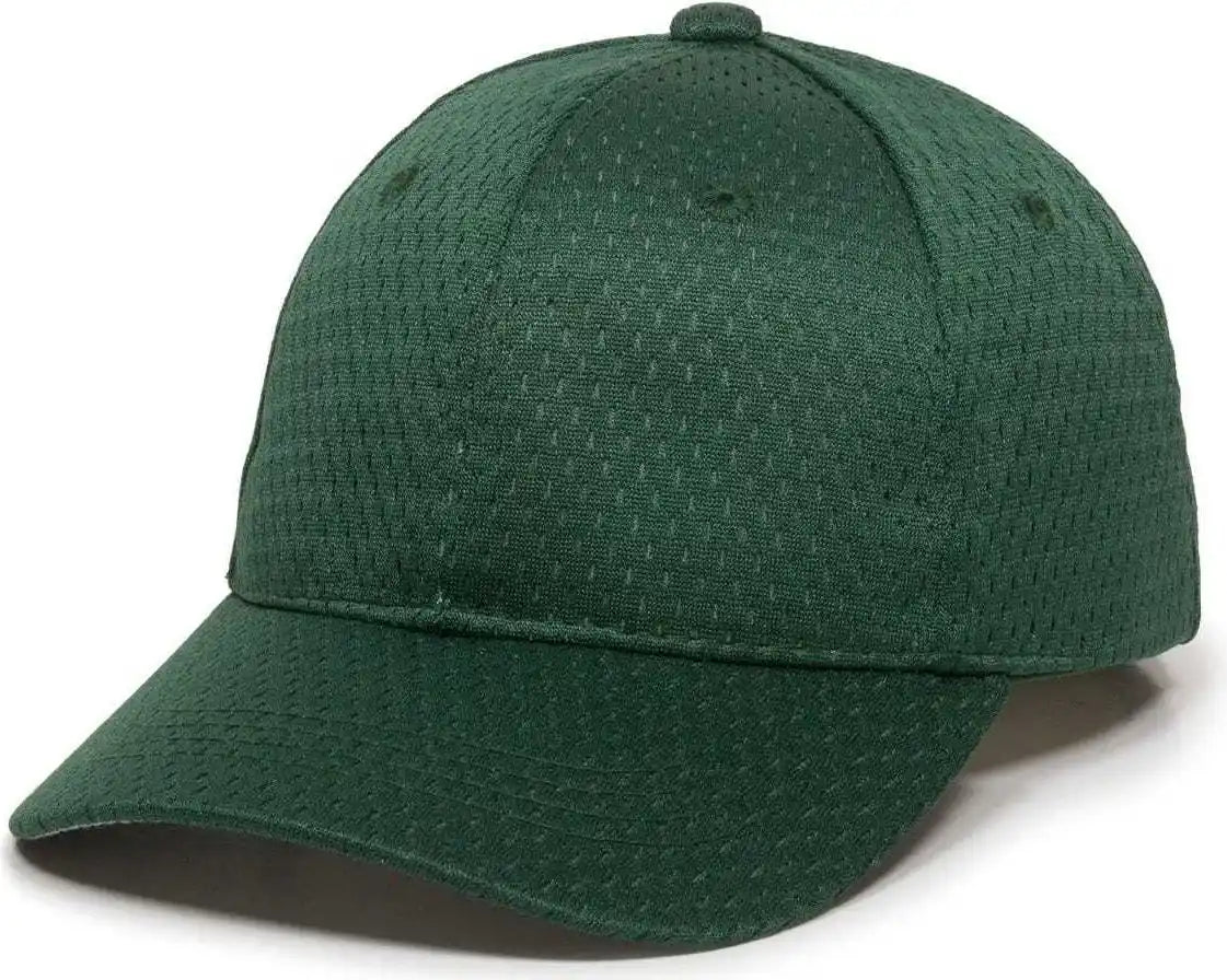 Oc Sports Jm-123 Jersey Mesh Custom Baseball Caps - Dark Green