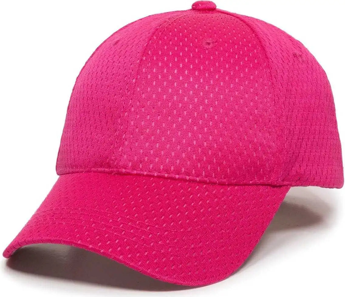 Oc Sports Jm-123 Jersey Mesh Custom Baseball Caps - Fuchsia - 6 3/8’’ - 7’’