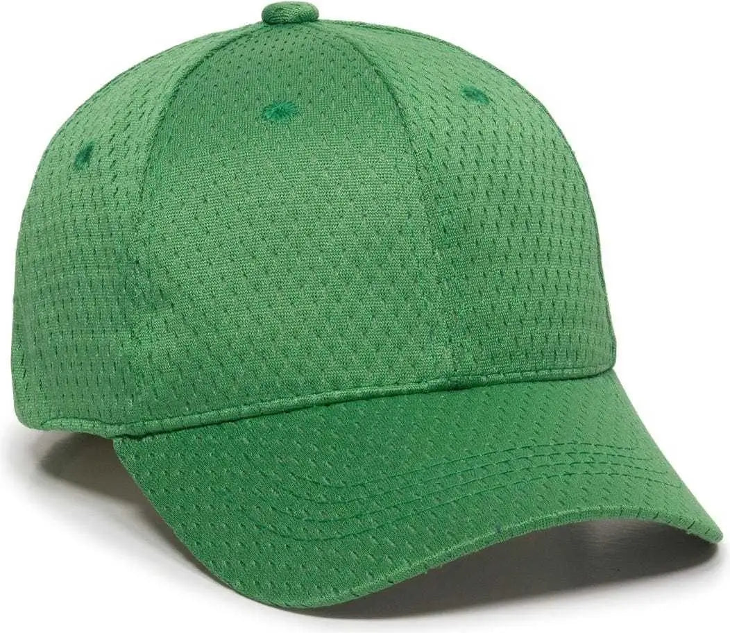 Oc Sports Jm-123 Jersey Mesh Custom Baseball Caps - Kelly