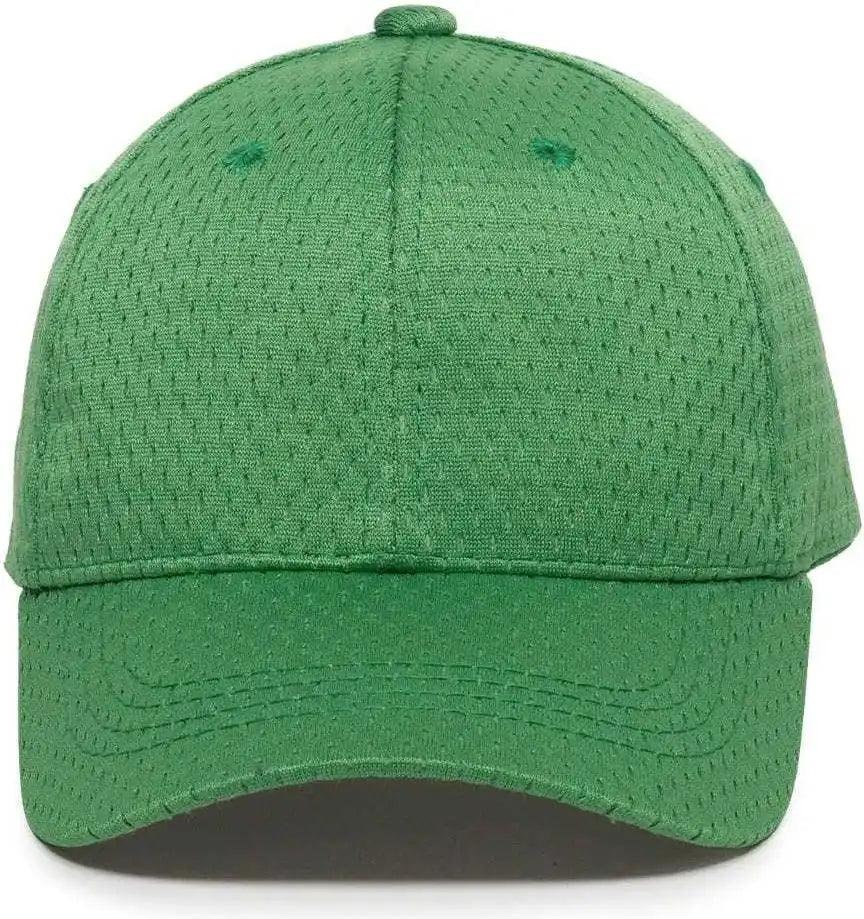 Oc Sports Jm-123 Jersey Mesh Custom Baseball Caps - Kelly
