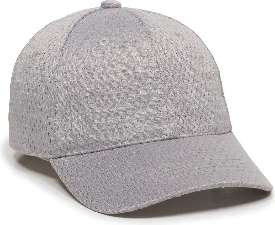 Oc Sports Jm-123 Jersey Mesh Custom Baseball Caps - Light Gray - 6 3/8’’ - 7’’