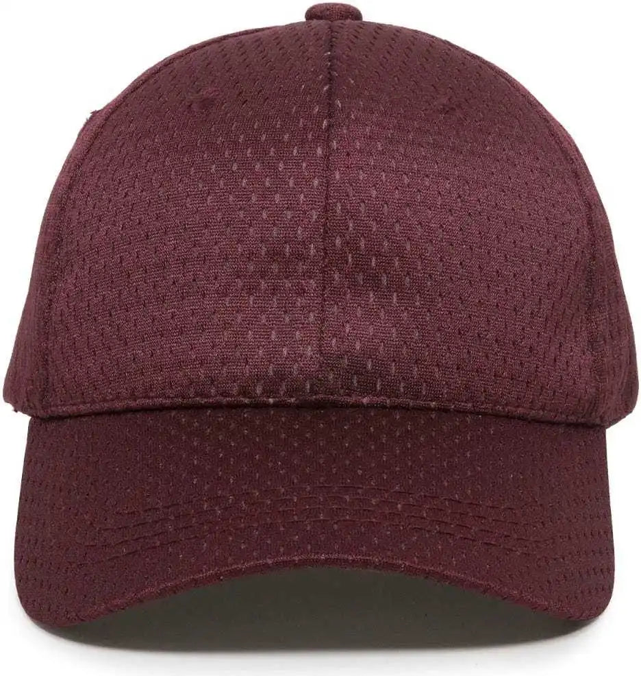 Oc Sports Jm-123 Jersey Mesh Custom Baseball Caps - Maroon