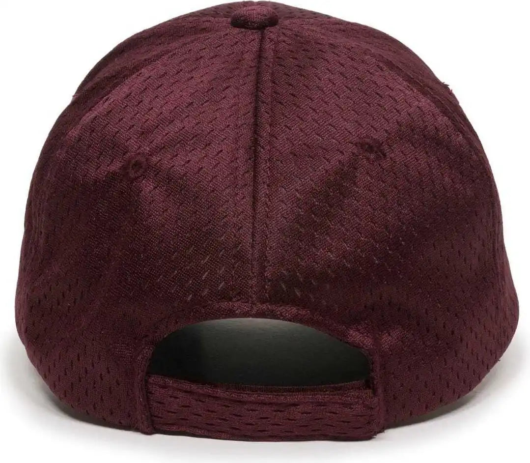 Oc Sports Jm-123 Jersey Mesh Custom Baseball Caps - Maroon