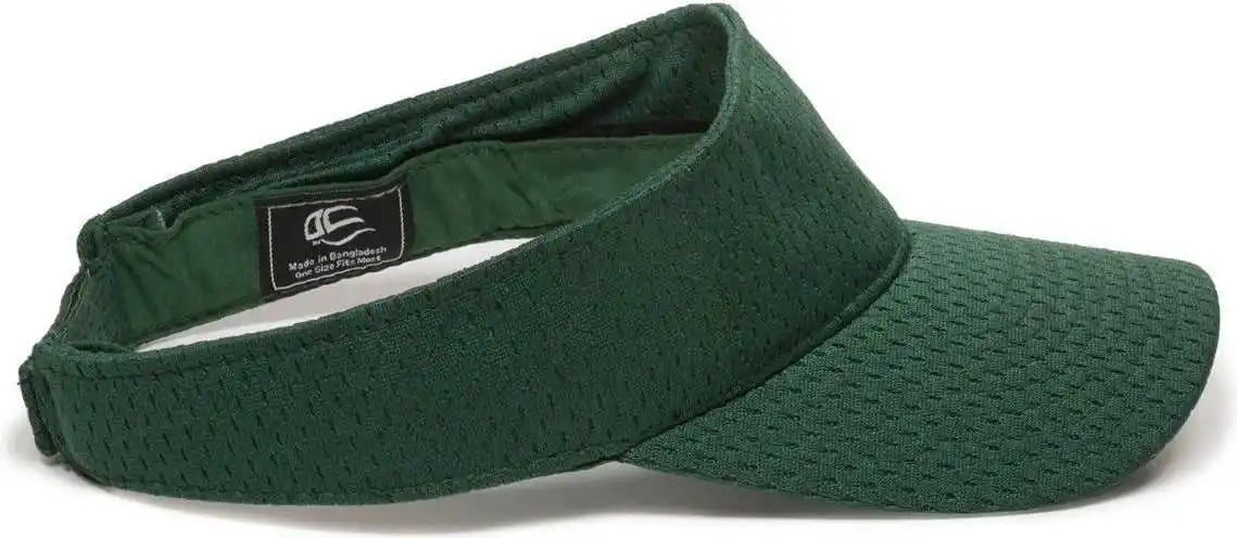 Oc Sports Jmv-100 Adjustable Mesh Visors - Dark Green - Adult