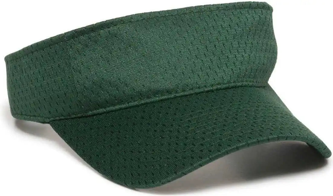 Oc Sports Jmv 100 Adjustable Mesh Visors Dark Green / Adult