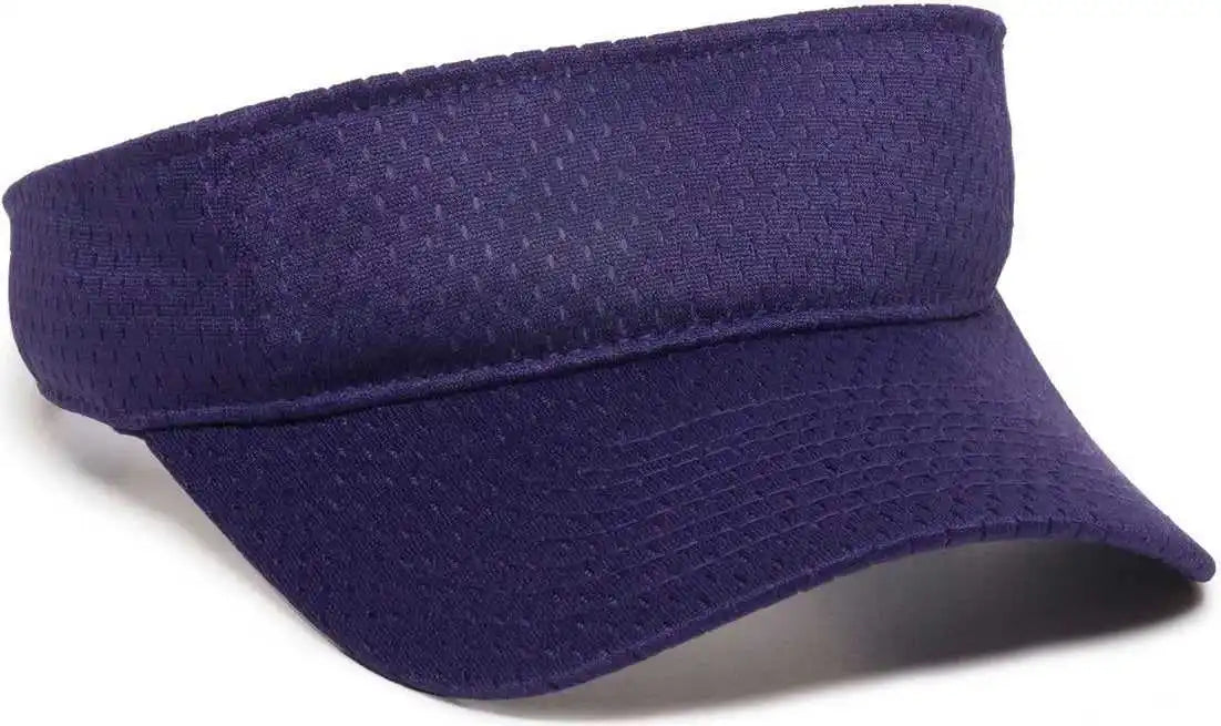 Oc Sports Jmv-100 Adjustable Mesh Visors - Purple - 6 3/8’’ - 7’’