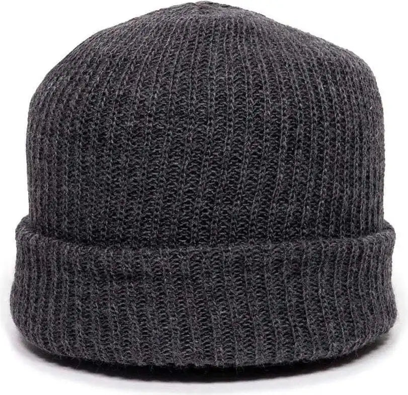 Oc Sports Kn-275 Acrylic Cuffed Knit Beanie - Charcoal - Dark Gray / one Size Fits Most
