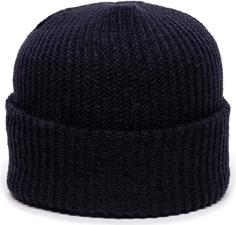 Oc Sports Kn-275 Acrylic Cuffed Knit Beanie - Navy - one Size Fits Most
