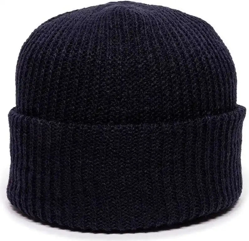 Oc Sports Kn-275 Acrylic Cuffed Knit Beanie - Navy - one Size Fits Most