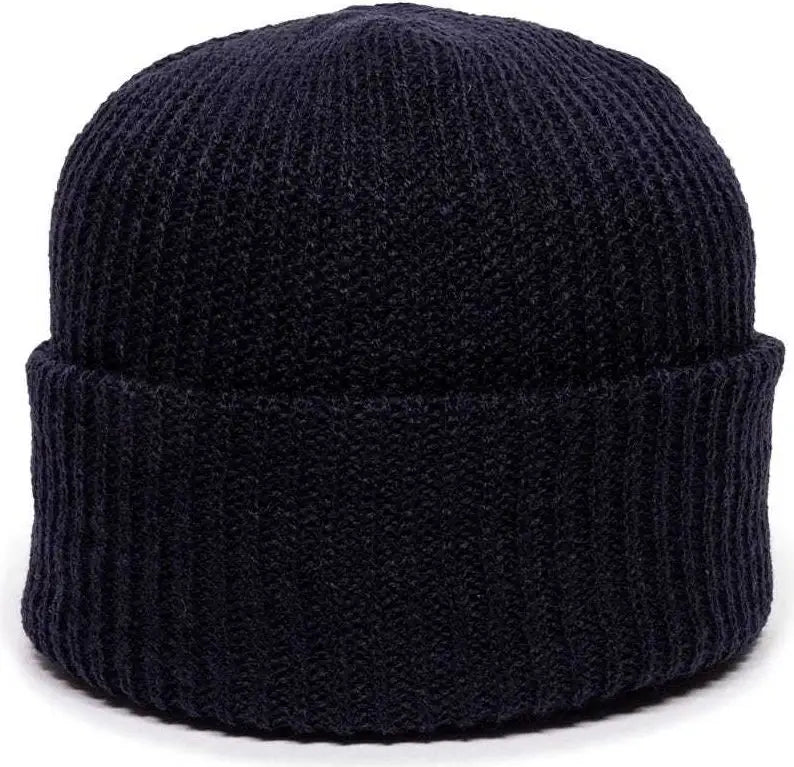 Oc Sports Kn-275 Acrylic Cuffed Knit Beanie - Navy - one Size Fits Most