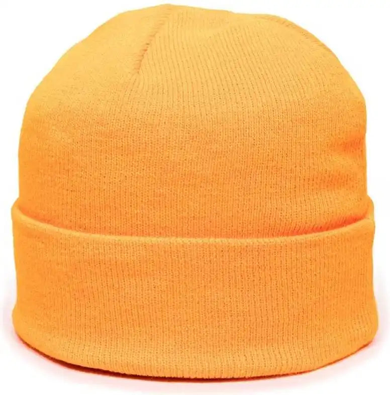 Oc Sports Kn-400 Superstretch Knit Watch Beanie with Cuff - n Orange - one Size Fits Most
