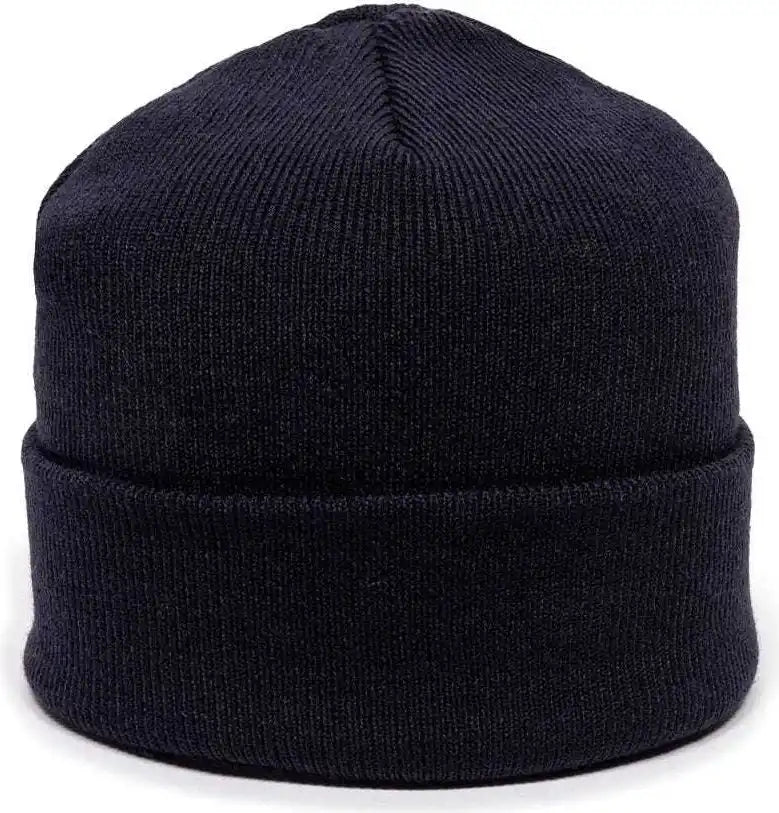 Oc Sports Kn-400 Superstretch Knit Watch Beanie with Cuff - Navy - one Size Fits Most