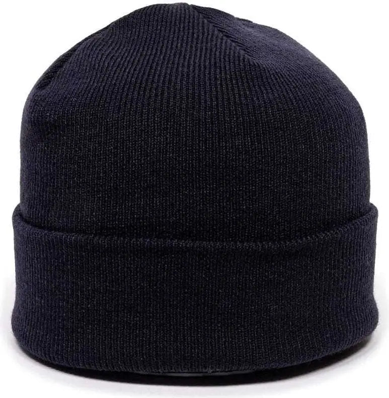 Oc Sports Kn-400 Superstretch Knit Watch Beanie with Cuff - Navy