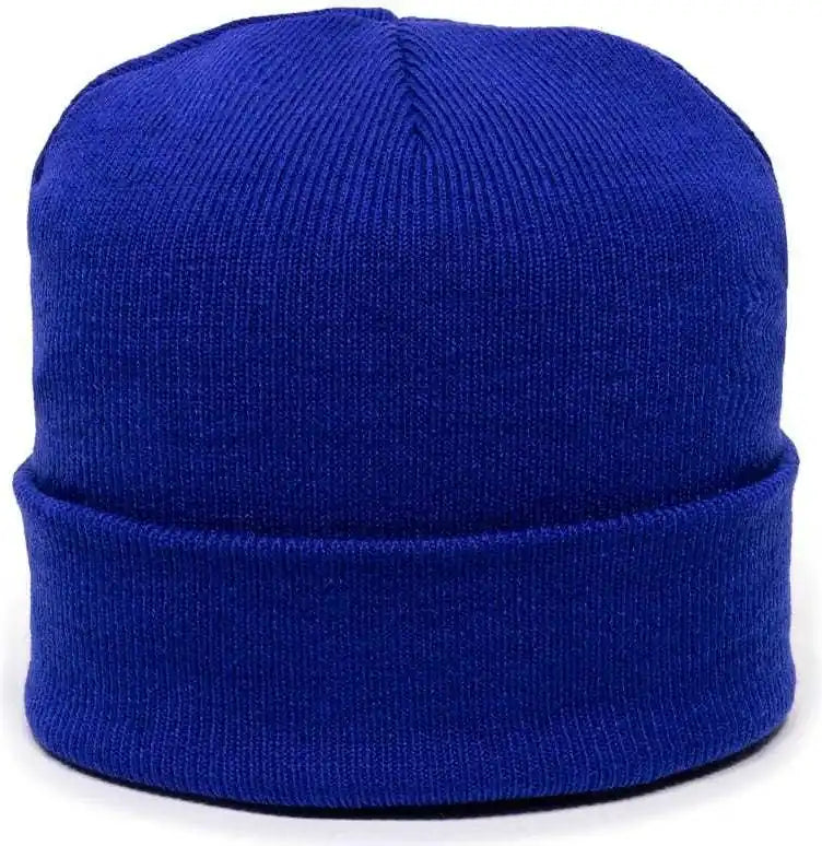 Oc Sports Kn-400 Superstretch Knit Watch Beanie with Cuff - Royal - one Size Fits Most