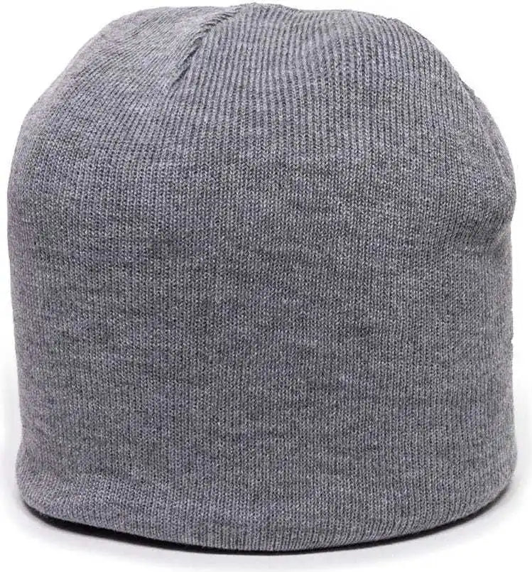 Oc Sports Kn-550 Made in Usa Acrylic Jersey Knit Beanie - Light Gray - one Size Fits Most