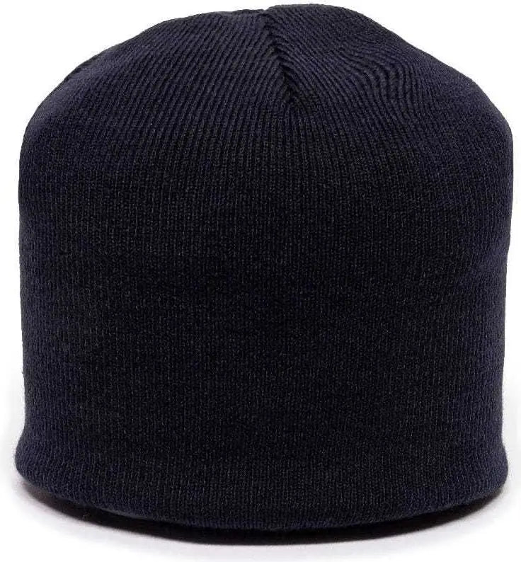 Oc Sports Kn-550 Made in Usa Acrylic Jersey Knit Beanie - Navy