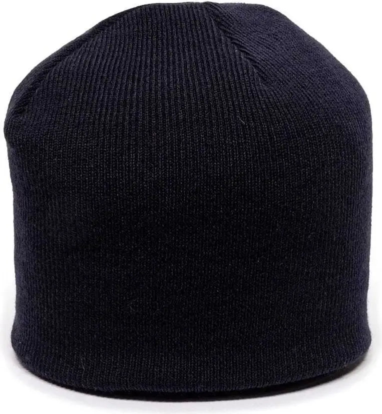 Oc Sports Kn-550 Made in Usa Acrylic Jersey Knit Beanie - Navy