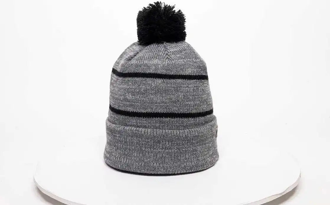 Oc Sports Knf-100 Acrylic Knit Watch Cap Beanie - Heathered Gray Black - one Size Fits Most